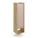 60-22394 MOBIUS regal 1D color: hikora oak/white DIOMMI V-PL-MOBIUS-REGAŁ_1D-ANT.RÓŻ
