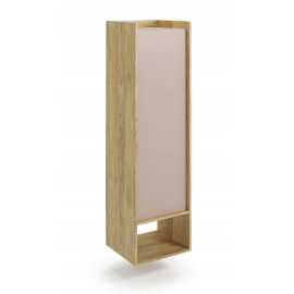 60-22394 MOBIUS regal 1D color: hikora oak/white DIOMMI V-PL-MOBIUS-REGAŁ_1D-ANT.RÓŻ