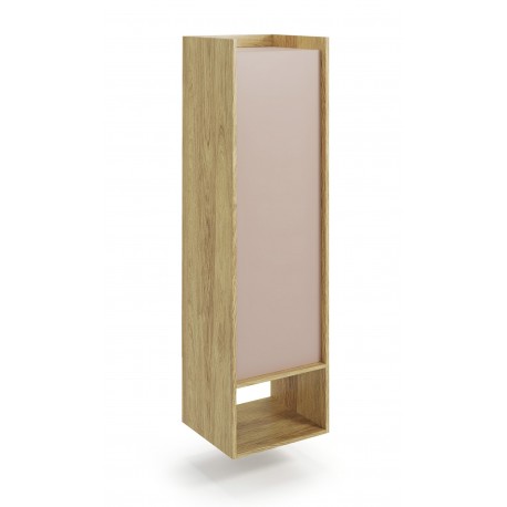 60-22394 MOBIUS regal 1D color: hikora oak/white DIOMMI V-PL-MOBIUS-REGAŁ_1D-ANT.RÓŻ