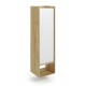 60-22395 MOBIUS regal 1D color: hikora oak/white DIOMMI V-PL-MOBIUS-REGAŁ_1D-BIEL