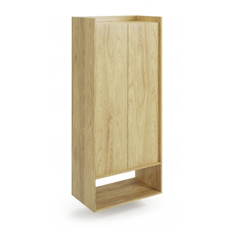 60-22401 MOBIUS regal 2D color: hikora oak DIOMMI V-PL-MOBIUS-REGAŁ_2D-HIKORA