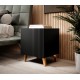 60-19861 PAFOS night stand black/black DIOMMI CAMA-PAFOS-SZAFKI-NOCNE-CZ/CZ