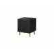 60-19861 PAFOS night stand black/black DIOMMI CAMA-PAFOS-SZAFKI-NOCNE-CZ/CZ