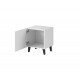 60-19860 PAFOS night stand white/white DIOMMI CAMA-PAFOS-SZAFKI-NOCNE-BI/BI