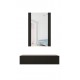 60-19863 PAFOS vanity table ( hanging ) and mirror BLACK/BLACK DIOMMI CAMA-PAFOS-TOALETKA-CZ/CZ