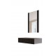 60-19863 PAFOS vanity table ( hanging ) and mirror BLACK/BLACK DIOMMI CAMA-PAFOS-TOALETKA-CZ/CZ