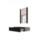 60-19863 PAFOS vanity table ( hanging ) and mirror BLACK/BLACK DIOMMI CAMA-PAFOS-TOALETKA-CZ/CZ