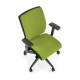 60-22093 POP office chair, color: black / green DIOMMI V-NS-POP-FOT-ZIELONY
