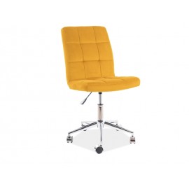 80-2249 Q-020 VELVET CURRY BLUVEL 68 SIVEL CHAIR DIOMMI OBRQ020VCU