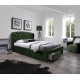 60-21769 SABRINA bed dark green DIOMMI V-CH-SABRINA-LOZ-C.ZIELONY
