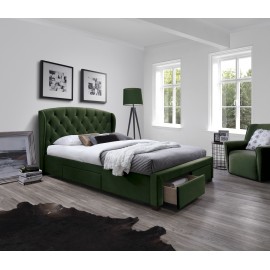 60-21769 SABRINA bed dark green DIOMMI V-CH-SABRINA-LOZ-C.ZIELONY