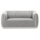 80-2483 SANTORINI 2 SOFA GRAY TAP.198 / SILVER DIOMMI SANTORINI2SSZ