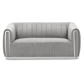 80-2483 SANTORINI 2 SOFA GRAY TAP.198 / SILVER DIOMMI SANTORINI2SSZ