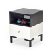 60-22700 SILVIA bedside table, white - black DIOMMI V-PL-SILVIA-SZAFKA_N-BIAŁY/CZARNY