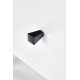 60-22700 SILVIA bedside table, white - black DIOMMI V-PL-SILVIA-SZAFKA_N-BIAŁY/CZARNY