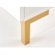 60-22701 SILVIA bedside table, white - gold DIOMMI V-PL-SILVIA-SZAFKA_N-BIAŁY/ZŁOTY
