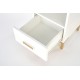 60-22701 SILVIA bedside table, white - gold DIOMMI V-PL-SILVIA-SZAFKA_N-BIAŁY/ZŁOTY