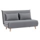 80-3829 SOFA SPIKE II VELVET SZARY TAP. 139 / BUK