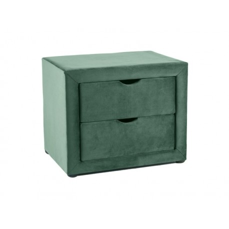 80-2723 SZAFKA NOCNA ET-002 VELVET ZIELONY BLUVEL 78