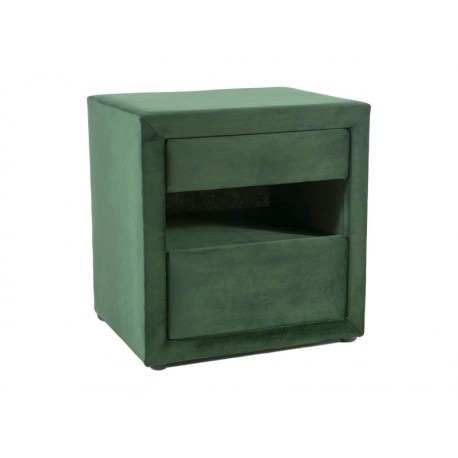 80-2762 SZAFKA NOCNA ET-003 VELVET ZIELONY BLUVEL 78