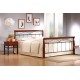 60-21947 VERONICA bed 160 cm color: ant. cherry/black DIOMMI V-CH-VERONICA_160CM-LOZ