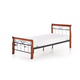 60-21948 VERONICA bed 90 cm color: ant. cherry/black DIOMMI V-CH-VERONICA_90CM-LOZ