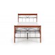 60-21948 VERONICA bed 90 cm color: ant. cherry/black DIOMMI V-CH-VERONICA_90CM-LOZ
