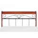 60-21948 VERONICA bed 90 cm color: ant. cherry/black DIOMMI V-CH-VERONICA_90CM-LOZ