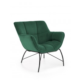 60-24891 BELTON leisure chair color: dark green