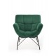 60-24891 BELTON leisure chair color: dark green