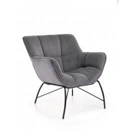 60-24892 BELTON leisure chair color: grey