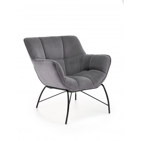 60-24892 BELTON leisure chair color: grey