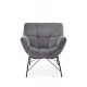 60-24892 BELTON leisure chair color: grey