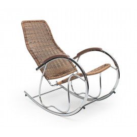 60-20427 BEN rocking chair color: brown mix DIOMMI V-CH-BEN-FOT_BUJANY-BRĄZ_MIX