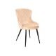 80-1982 CHAIR LOTUS VELVET BLACK FRAME / BEIGE BLUVEL 28 DIOMMI LOTUSVCBE