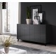 60-19888 chest of drwewr KOM2D  REJA graphite gloss/graphite gloss DIOMMI CAMA-REJA-KOM2D-GRA/GRA