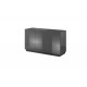 60-19888 chest of drwewr KOM2D  REJA graphite gloss/graphite gloss DIOMMI CAMA-REJA-KOM2D-GRA/GRA