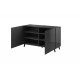 60-19888 chest of drwewr KOM2D  REJA graphite gloss/graphite gloss DIOMMI CAMA-REJA-KOM2D-GRA/GRA