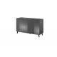60-19888 chest of drwewr KOM2D  REJA graphite gloss/graphite gloss DIOMMI CAMA-REJA-KOM2D-GRA/GRA