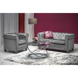 60-20644 ERIKSEN  leisure armchair grey / black DIOMMI V-CH-ERIKSEN-FOT-POPIELATY