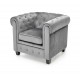 60-20644 ERIKSEN  leisure armchair grey / black DIOMMI V-CH-ERIKSEN-FOT-POPIELATY