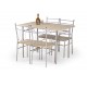 60-20663 FAUST set + 4 chairs color: sonoma oak DIOMMI V-CH-FAUST-ZESTAW