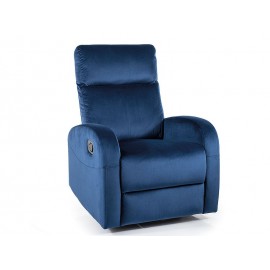 80-3008 FOTEL ROZKŁADANY OLIMP VELVET GRANATOWY BLUVEL 86