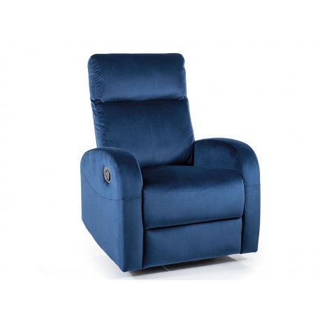 80-3008 FOTEL ROZKŁADANY OLIMP VELVET GRANATOWY BLUVEL 86