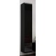 60-20175 full cabinet VIGO WITR PEŁNA 180 black/black DIOMMI CAMA-VIGO-WITRYNA-PEŁNA-CZARNY/CZARN POŁ