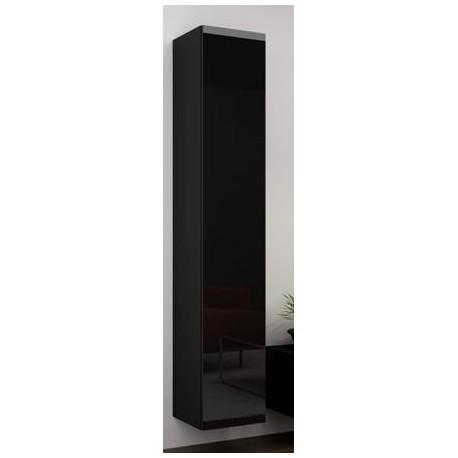 60-20175 full cabinet VIGO WITR PEŁNA 180 black/black DIOMMI CAMA-VIGO-WITRYNA-PEŁNA-CZARNY/CZARN POŁ