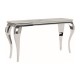 80-3421 KONSOLKA PRINCE C CERAMIC BIAŁY CALACATTA/CHROM 120X40