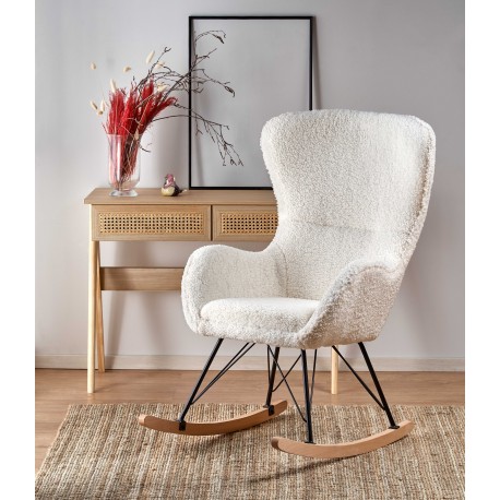 60-21426 LIBERTO 2 leisure armchair cream / black / natural DIOMMI V-CH-LIBERTO_2-FOT-KREMOWY