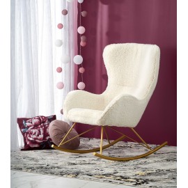 60-21428 LIBERTO leisure armchair cream / gold DIOMMI V-CH-LIBERTO-FOT-KREMOWY