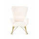 60-21428 LIBERTO leisure armchair cream / gold DIOMMI V-CH-LIBERTO-FOT-KREMOWY